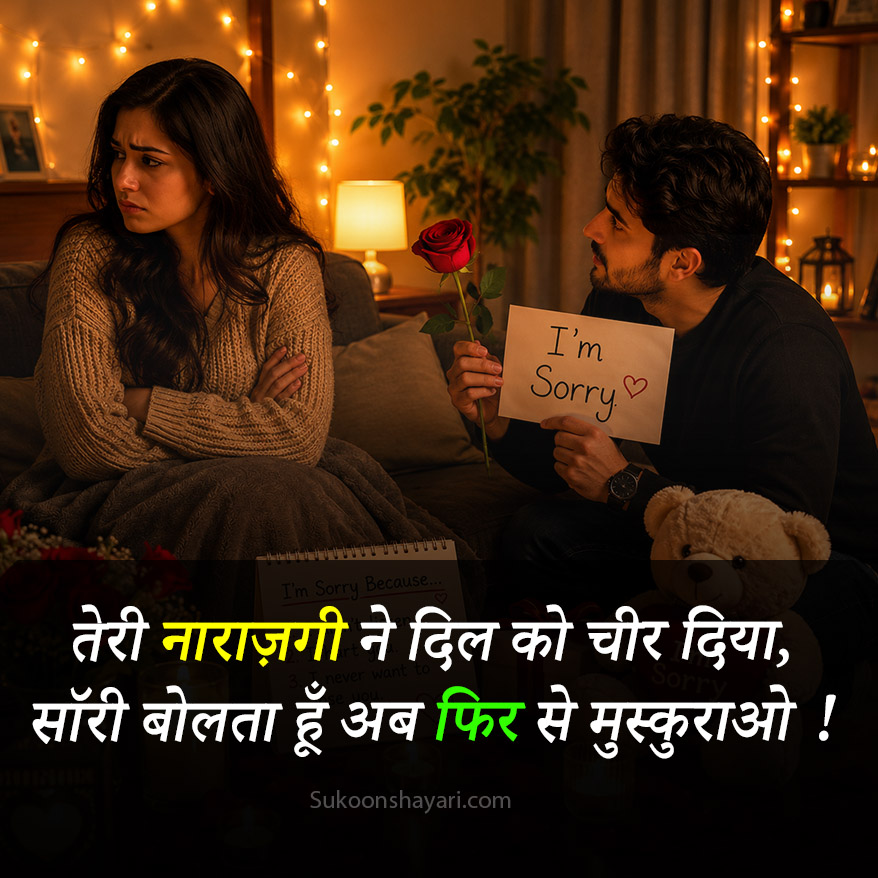 Sorry Shayari for Girl Friend