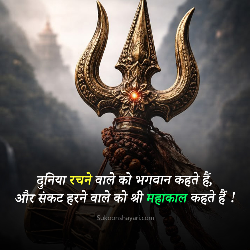 Mahakal Quotation in Hindi