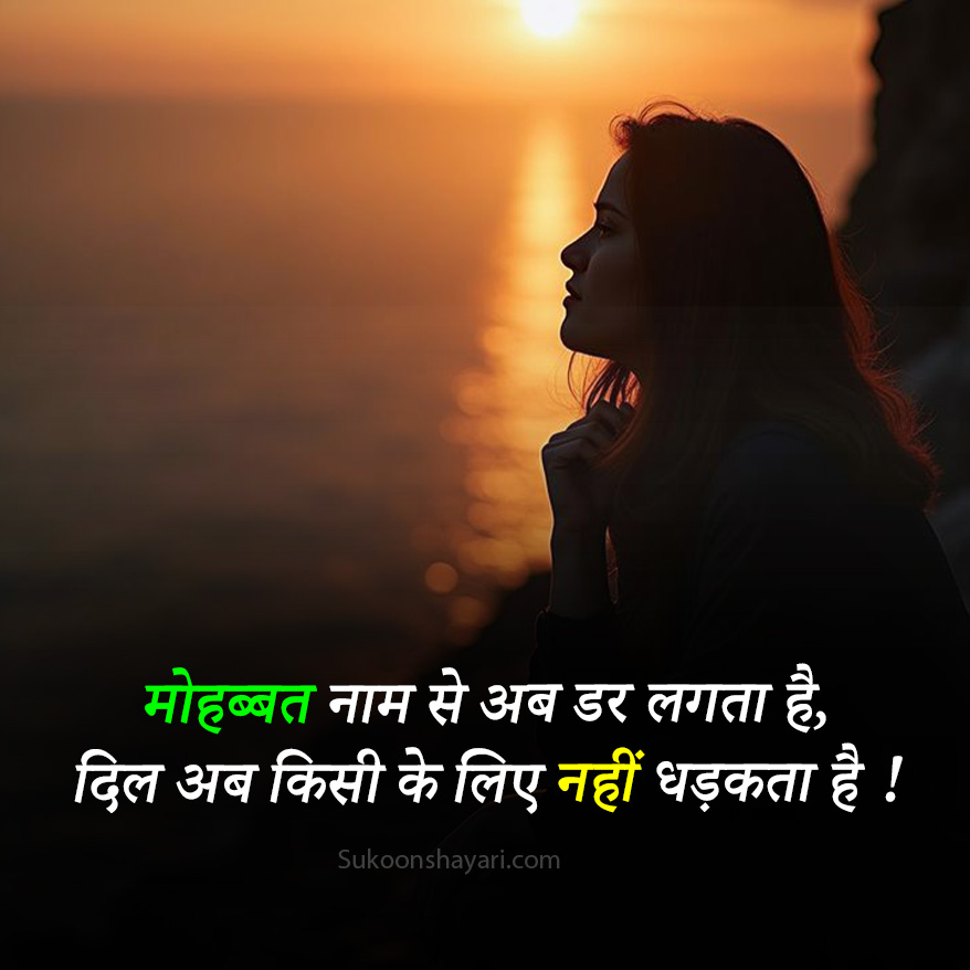 No Love Shayari Image