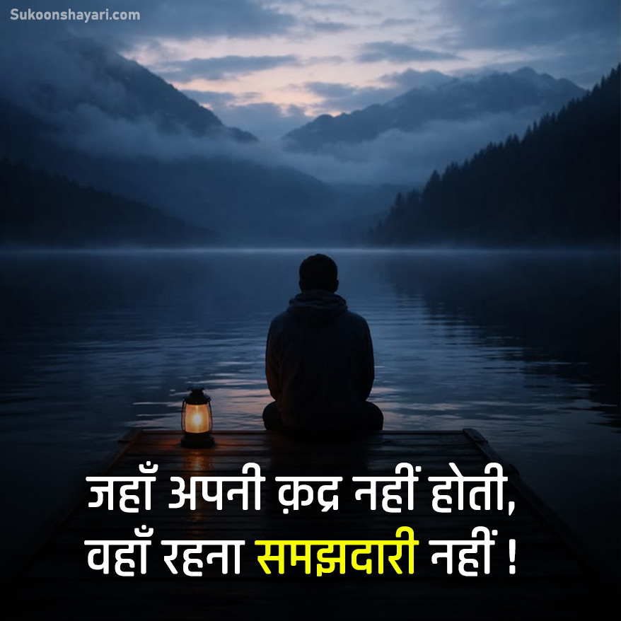 Self Respect Attitude Shayari