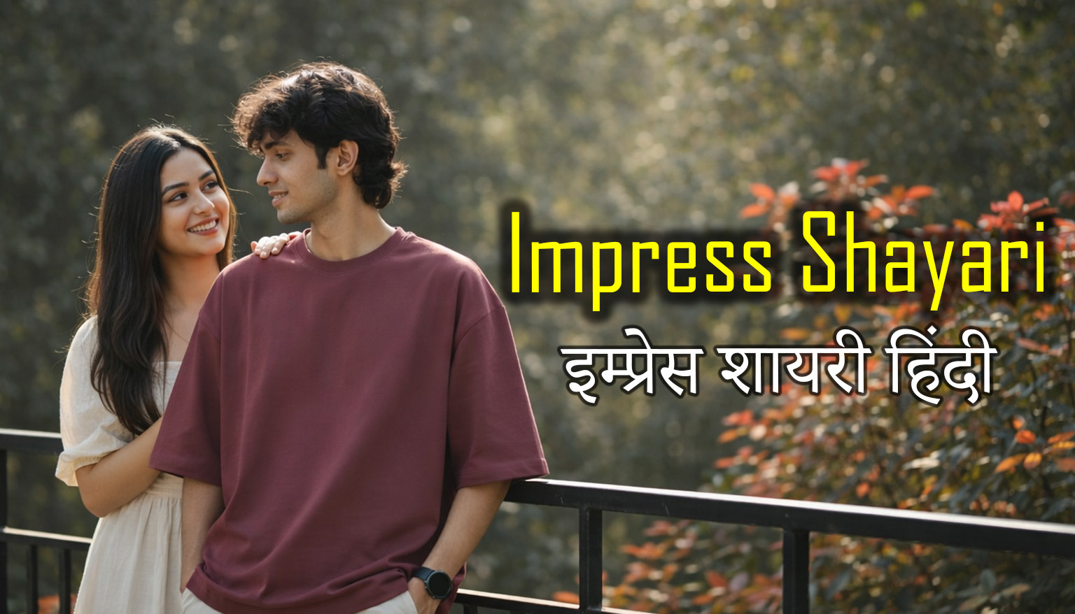 Impress Shayari in Hindi Thumbnail